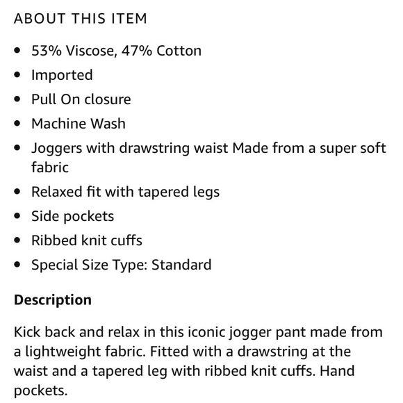 NWT Splendid Beachy Sweatpant Joggers - Picture 4 of 4